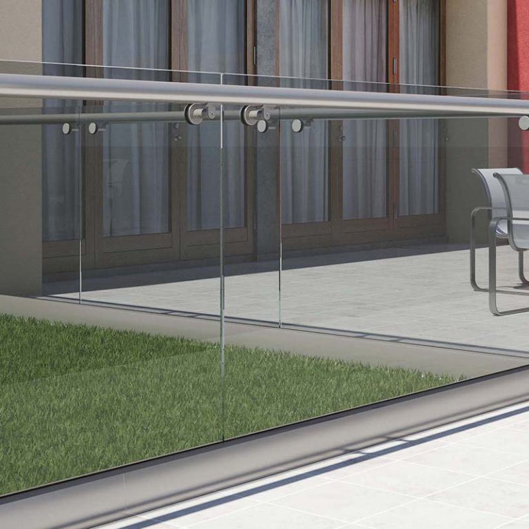 کاربرد نرده شیشه ای در ساختمان