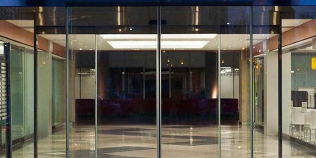 درب اتوماتیک شیشه ای