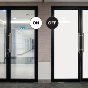 شیشه هوشمند درب اتاق کنفرانس جام جم-jamejam smart glass