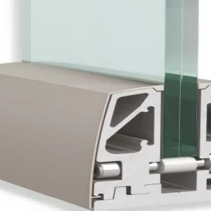 جزئیات دقیق فریم آلومینیومی شیشه سکوریت